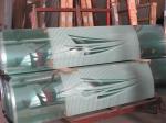 Silk Printing Tempered Art Glass For Curved Shower Room