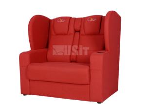 China Two Seaters Home Theater Seating Lifetime Smooth Operation For Couple factory