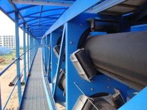 China PIPE Conveyor Belt Making PE Fabrics Good Softness 80-220cm Width Range factory