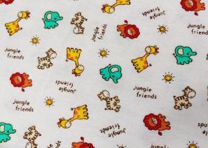 China Colorful Printed Baby Reactive Mickey Mouse Flannel Fabric factory