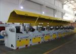 Straight Line Medium Wire Drawing Machine , 4 - 6.5 Mm Aluminium Wire Drawing