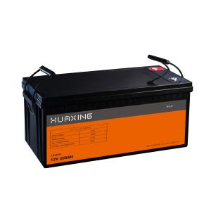 China Huaxing 12V 200Ah LiFePO4 Battery LiPF6 Electrolyte For Marine / RV factory
