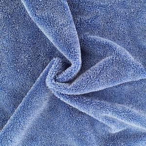 China Household 480GSM Twist Knitted Pile Microfiber Cleaning Fabric factory