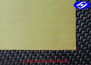 China High Performance Aramid Fiber Fabric 2ply 0 / 90 Kevlar Fiber Unidirectional Fabric factory
