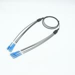 Outdoor 4F Self Supporting Fiber Optic Patch Cables Single Mode FTTH Patch Cord