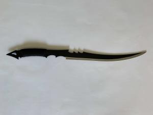 China HRC 52 Polished Dragon Scale SS Steel Machete Antirust Cutting Chopping factory