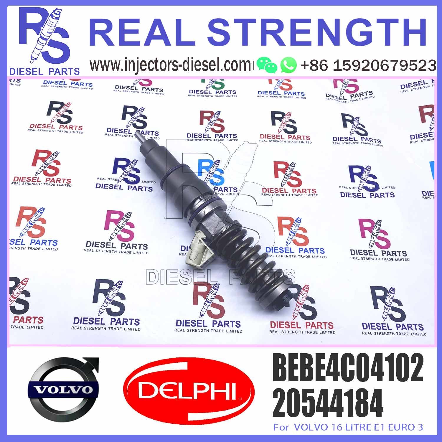 Diesel Fuel Injector 20544184 Common Rail Fuel Injection Nozzle BEBE4C04002 BEBE4C04102 For V-O-L-V 16 LITRE E1 EURO 3