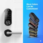 Mobile Wifi Kepad Fingerprint Door Lock With 4*1.5V AAA Battery American