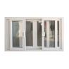 Buy cheap Windproof Hurricane Mirror Insulated Fix Glass 2 Track Pvc Windows White Frame from wholesalers