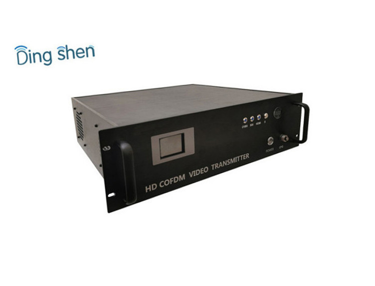 19 Inch Rf Powerful Radio Transmitter And Receiver 433mhz For Vehicle NLOS Mobile Digital Image Transmission