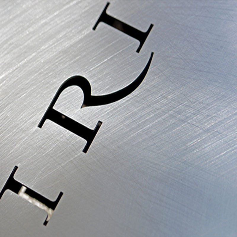 Stainless Steel Brass Brushed Storefront Wall-mounted Outdoor LED Light Box Custom Luminous Metal LOGO Signs and Signage