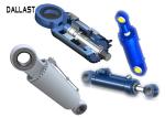 Industrial Equipment Double Acting Hydraulic Ram Piston Chromed Cylinder
