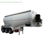 48-60cbm Tri Axle Tank Semi Trailer For Carry Bulk Cement With Carbon Steel Tank