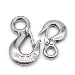 Big Cargo Stainless Steel Eye Hook / Flexibility Stainless Swivel Snap Hook PVC