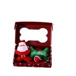 Christmas Pet Gift Set Knotted Frisbee Toy Ball Dog Chewing Accessories Holiday