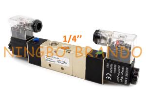 China 4V230C-08 1/4'' Double Solenoid 5/3 Way Closed Center Pneumatic Valve factory