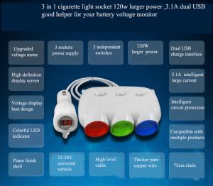 China 12v car charger adapter with female socket factory