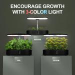 12 Pods Hydroponic Planter Grower Harvest Vegetable Lettuce Flower 24W with
