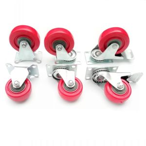 China 2 Inch Swivel Stem Rubber Trolly Caster Wheel for Industrial Rollerblade Office Chair factory