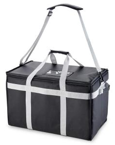 China Food Delivery Insulated Food Carrier Bag / Drink Cooler Bag With Adjustable Divider factory