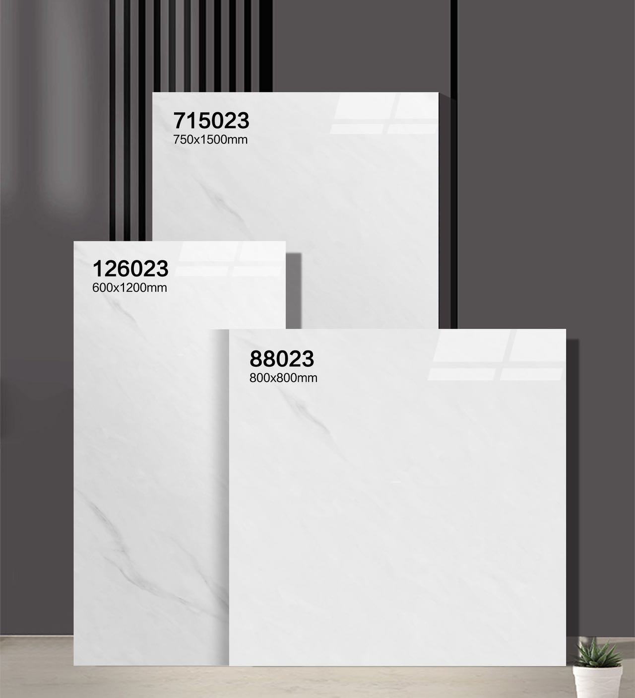 Elegant Durable 750x1500mm Polished Glazed Porcelain Tiles And Indoor Floor Anti-Slip Tile For Office And Bedroom