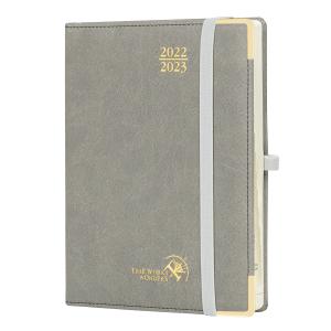 China Soft Cover Student Weekly Planner Grey With 30 Minute Intervals factory
