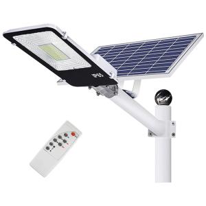 China Iron Spray Paint Commercial Solar Street Lights 30000mAh IP65 factory