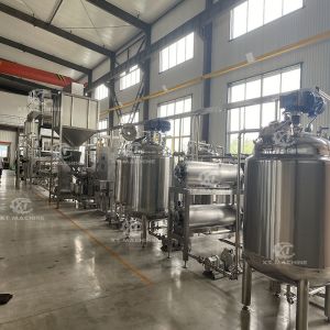 Fully Automated Peanut Butter Production Line with 200-300 Meshes Fineness and
