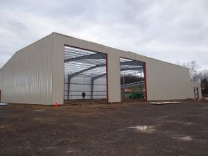 China Galvanized Or Painting Warehouse Steel Structure / Metal Building Structure factory
