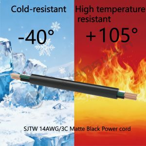 14awg 3Core SJTW 300V PVC Soft Power Cable Cord 14AWG 300V 3C SJTW 300V 105℃