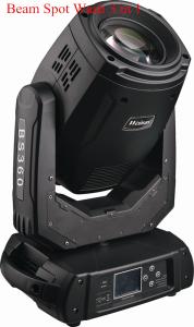 China Stage Beam Spot Wash Moving Head 17R 350W / 16R 330W Lighting For TV Studio factory