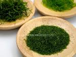 Antioxidant-Rich 220g Olive Green Prolifera Powder Mixed With Salad