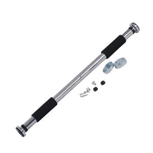 China Non Toxic Body Door Pull Up Bars 100cm Black Steel No Chemical Smell factory