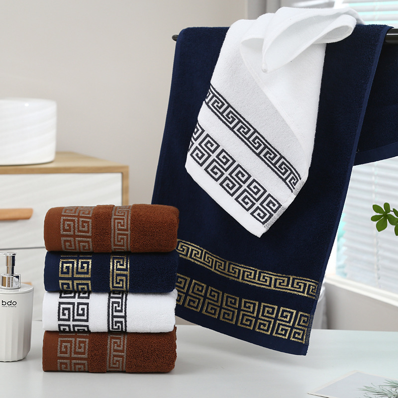 Custom Luxury Hotel Microfiber Towel Set with Thick Super Soft Bathroom Bath 100% Cotton