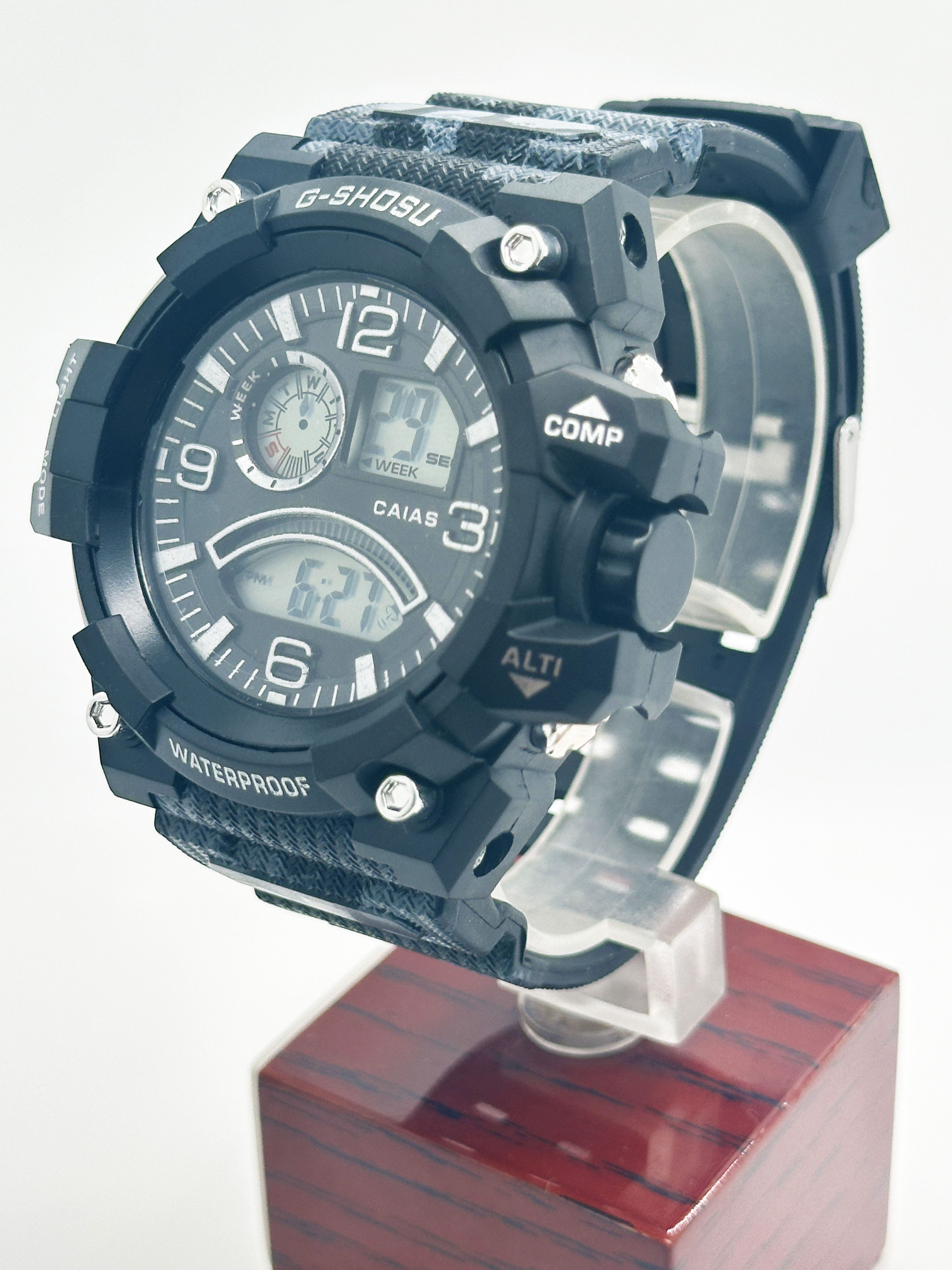 Durable Silicone Band Mens Watch Tear Resistant Digital Wrist Watch