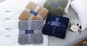 China Wearable 100% Polyester Solid Flannel Blanket / Plush Blankets For Home And Travel factory