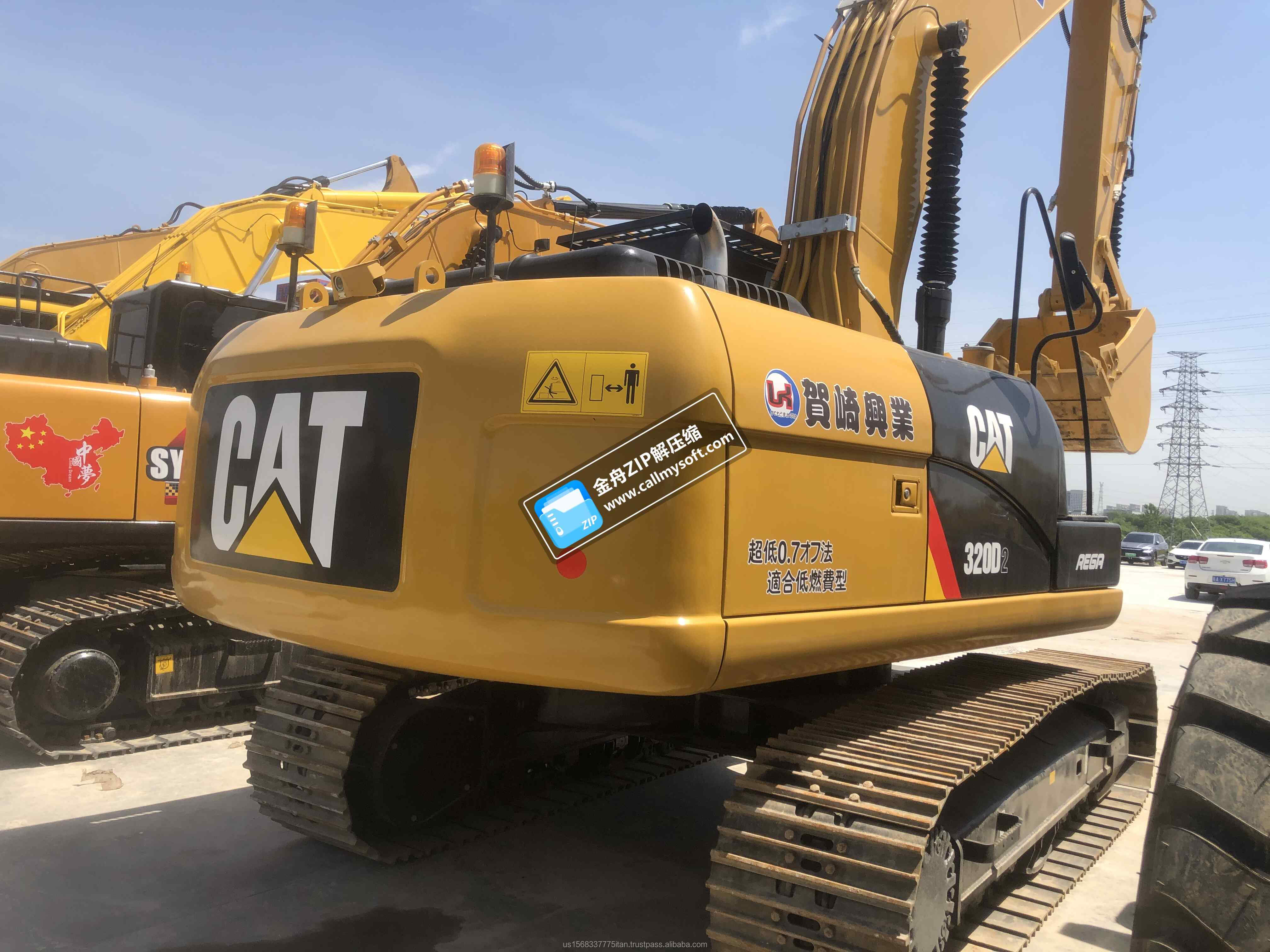 CAT 320DL Excavator 32 Ton Used Second Hand Machinery Large Bucket Capacity 1.2M³