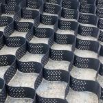 Plastic HDPE Black Driveway Grid Gravel Geocell For Gravel Driveway Paver 150mm