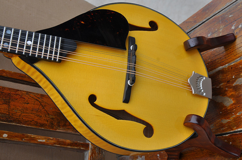 Factory custom Handmade custom advanced 8 strings mandolin electric guitar with ebony fretboard
