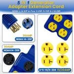10AWG/4C USA Power Cord NEMA 14-30P RV Power Adapter