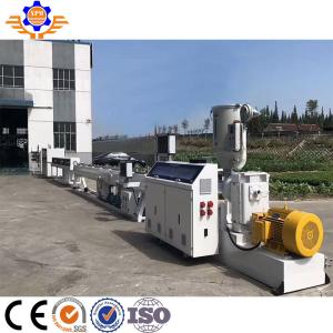 China 50 - 110mm PP HDPE Pipe Extrusion Line PP PE Pipe Production Line ABB Inverter Simens Motor factory