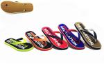 Colorful Fashion Men Rubber Slipper EVA Cartoon Flat Flip Flop