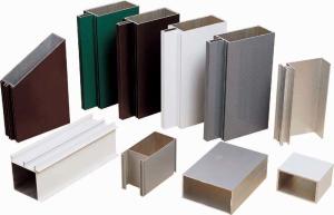 China 6005 T5 Modern Aluminium Curtain Wall Profile For Glass Wall factory