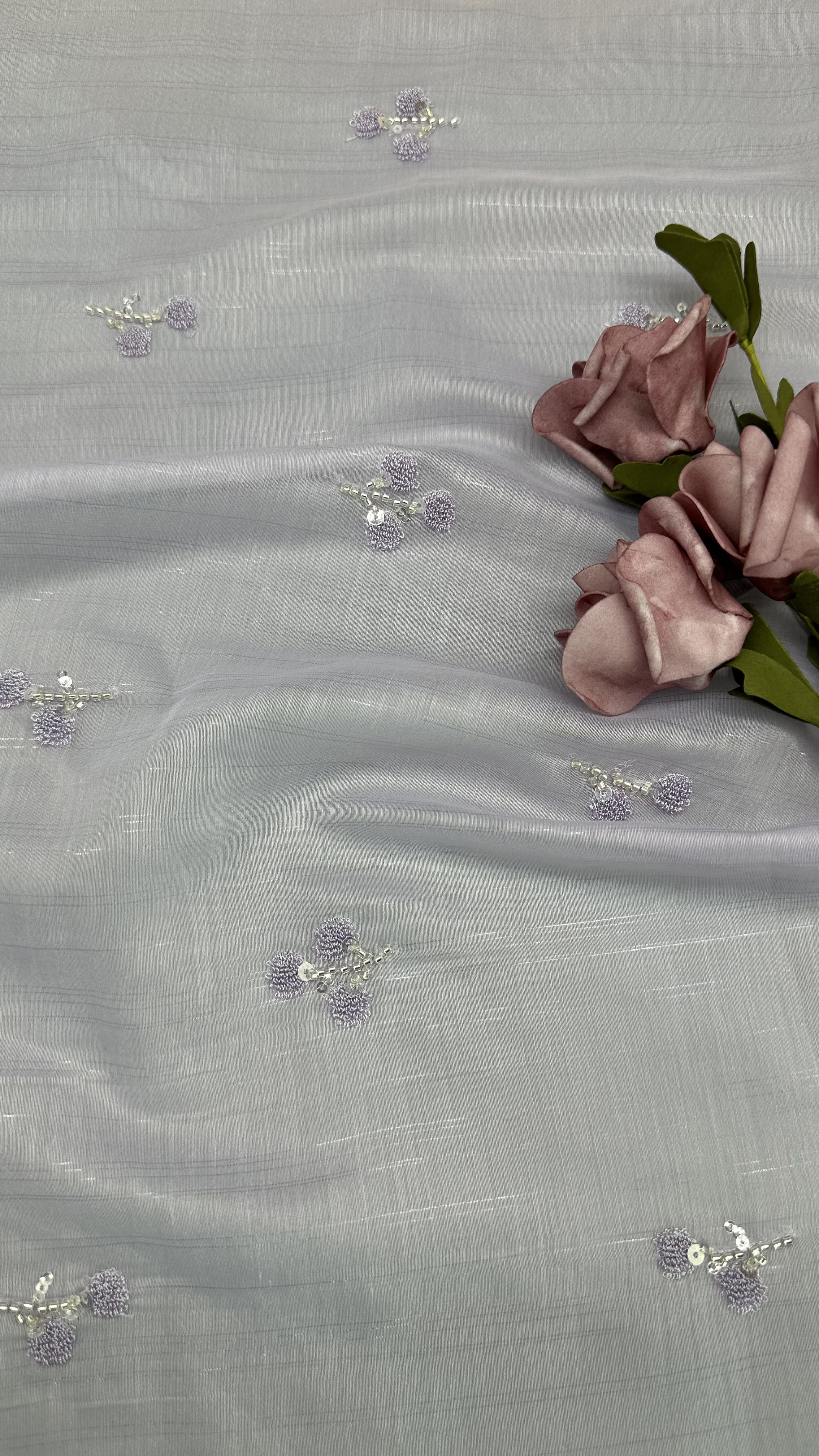 Tulle Mesh Fabric High Quality Sequin Metallic New Collection for Garments Gowns