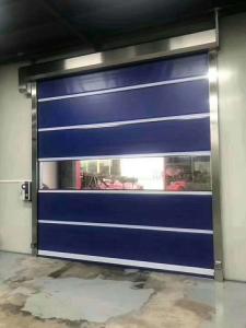 China High Performance PVC Fabric Rolling Up Door Rapid Automatic factory