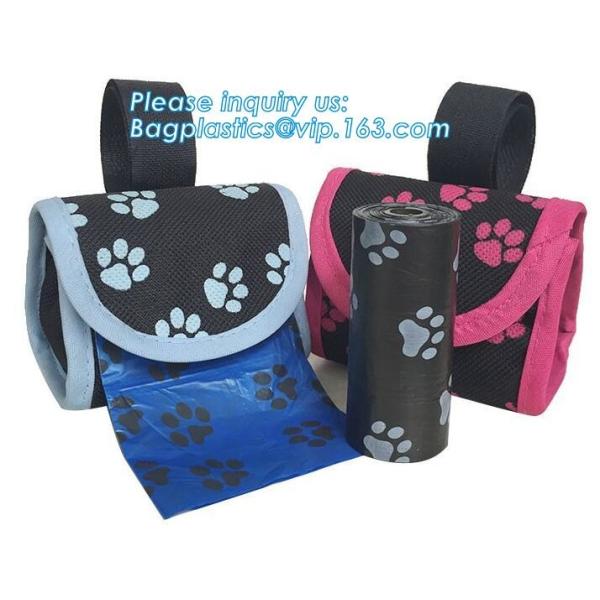 China Bone Shape Plastic Custom Pet Dog Waste Bag with Dispenser, Dog shape Dog Waste Poop bags Holder pet Poop Bag Dispenser factory