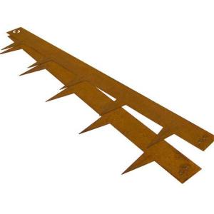 China 175cm Rusty Corten Garden Lawn Edging Metal Border Edge For Garden Landscraping factory