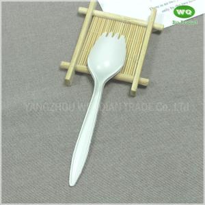 China 5.5 Inch Disposable Bioplastic Spork Great For School Lunch, Picnics Or Restaurant - Durable Biodegradable Cutlery factory