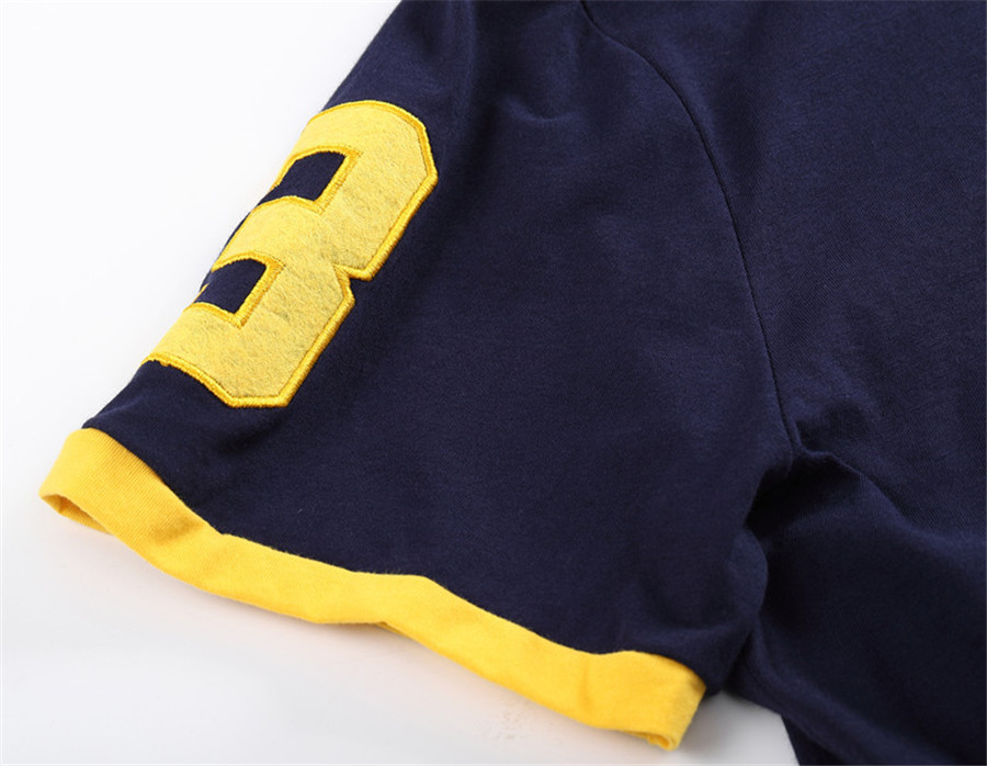 Custom Printing Methods Embroidered Deer Men's Polo Shirts for Summer Casual Style