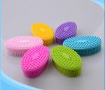 Customized Logo Silicone Mold Tools Gentle Scrub Massage Skin Baby Shower